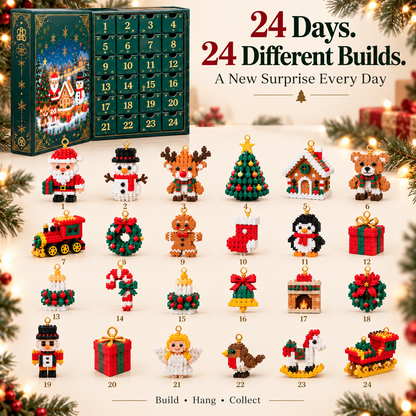 🎅🔥LAST DAY 30% OFF ✨ Healrize®Christmas Countdown Brick Building Advent Calendar For Families