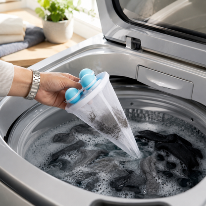 🧺 50% OFF Today — Healrize® Pet Hair Laundry Catcher Bag | Reusable Washer Hair Filter for Dog & Cat Hair, Lint & Laundry Debris 🧼3