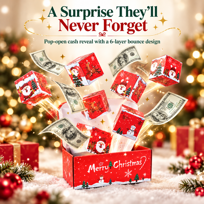 Healrize® Surprise Gift Box Explosion Unique Folding Bouncing Red Envelope Cash Box