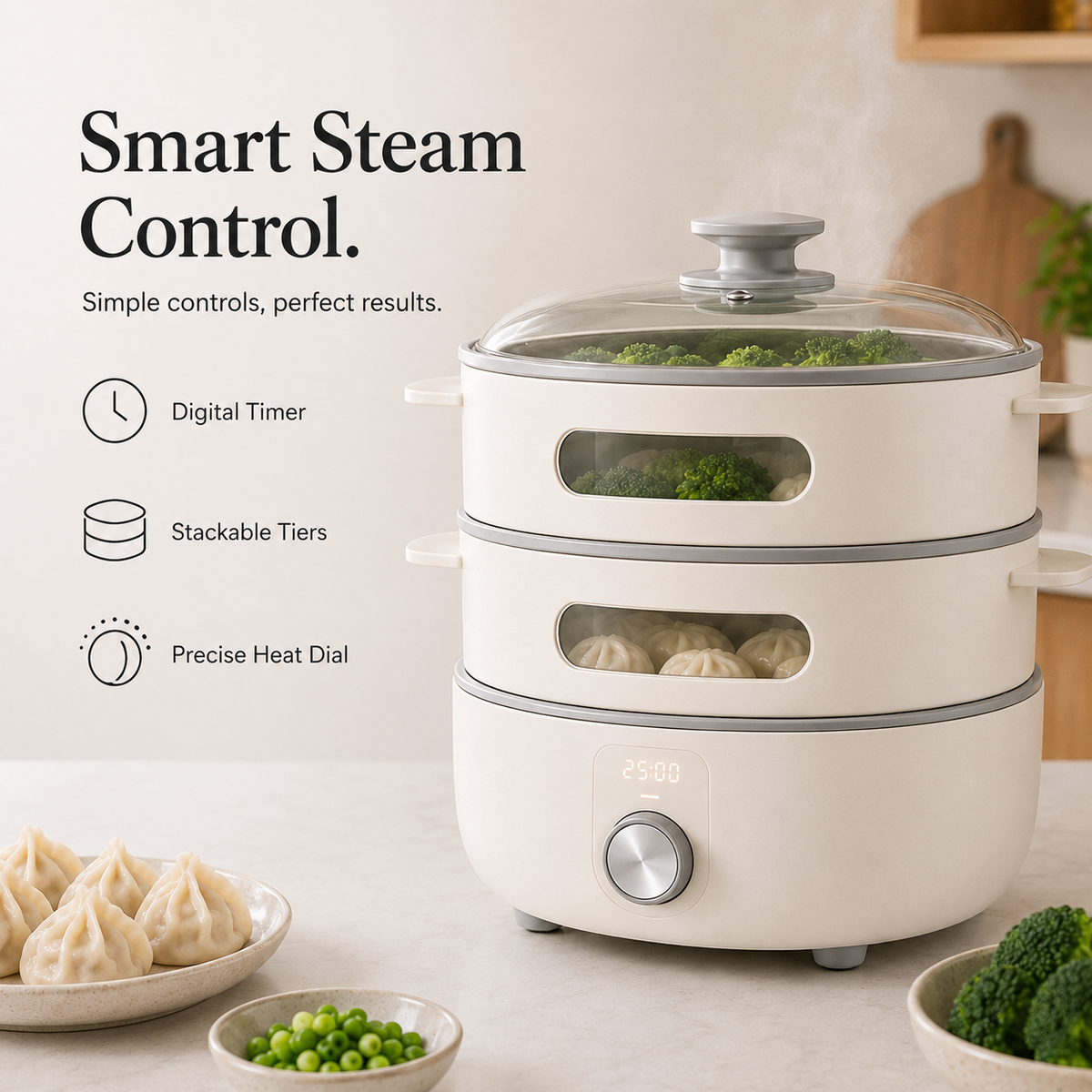 Automatic Bread Maker – Fresh Homemade Bread Made Easy– Fast, Efficient, Nutrient-Locking Home Cooking Appliance.✨
