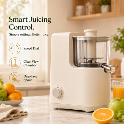 Compact Powerful Household Juicer – Fresh Nutrient-Rich Juices, Easy to Use & Clean for Modern Home Kitchens
