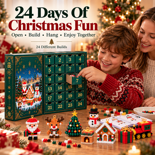 🎅🔥LAST DAY 30% OFF ✨ Healrize®Christmas Countdown Brick Building Advent Calendar For Families